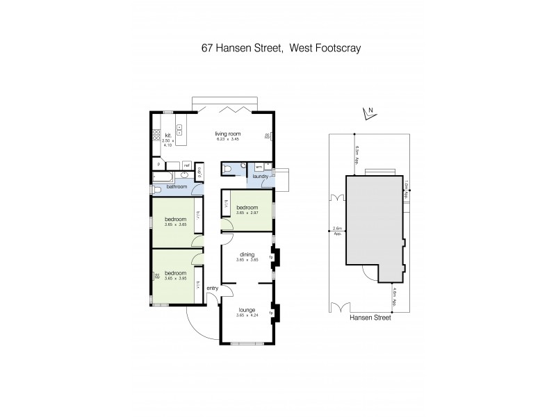 67 Hansen Street, West Footscray VIC 3012 Floorplan