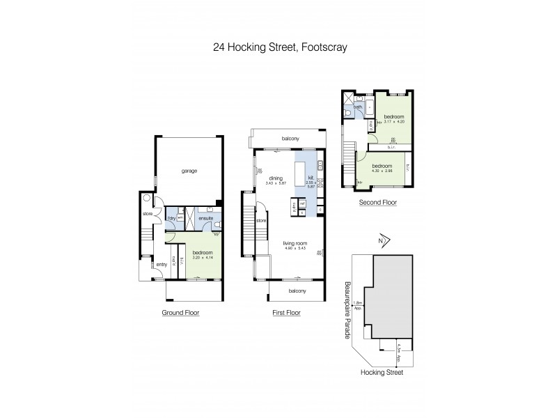 24 Hocking Street, Footscray VIC 3011 Floorplan