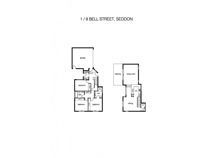 1/9 Bell Street, Seddon VIC 3011 Floorplan