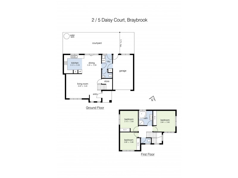 2/5 Daisy Court, Braybrook VIC 3019 Floorplan