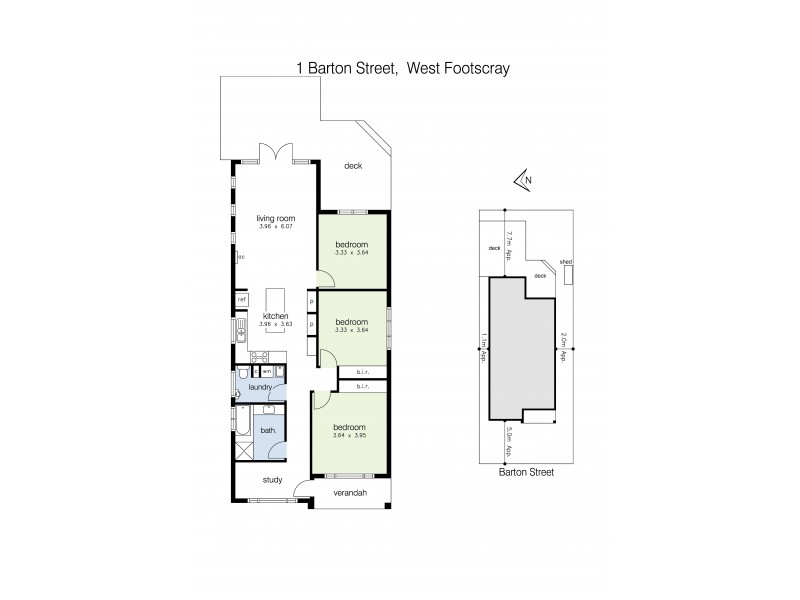 1 Barton Street, West Footscray VIC 3012 Floorplan