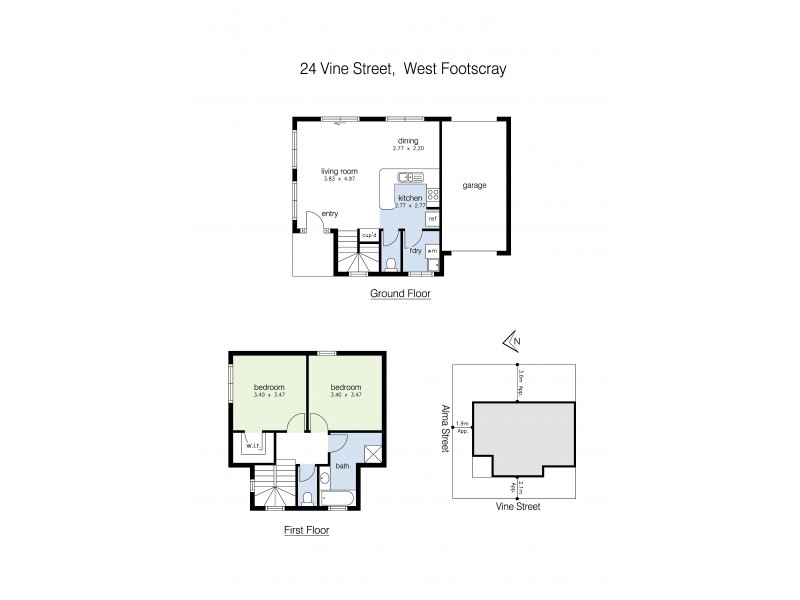 24 Vine Street, West Footscray VIC 3012 Floorplan