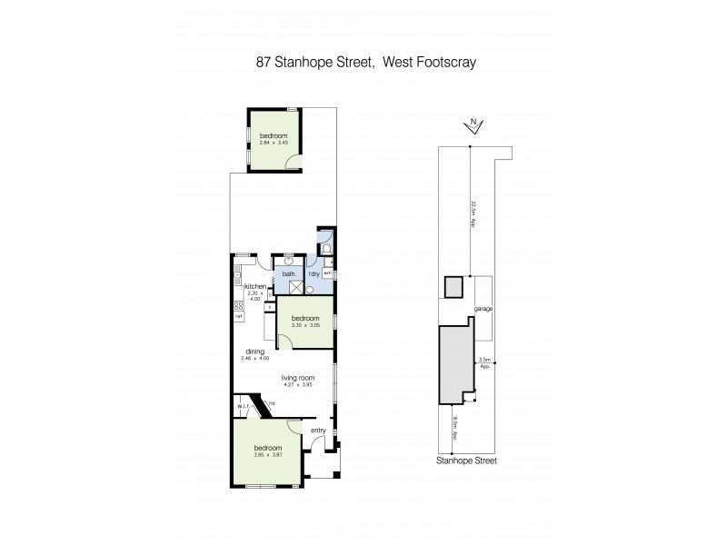 87 Stanhope Street, West Footscray VIC 3012 Floorplan