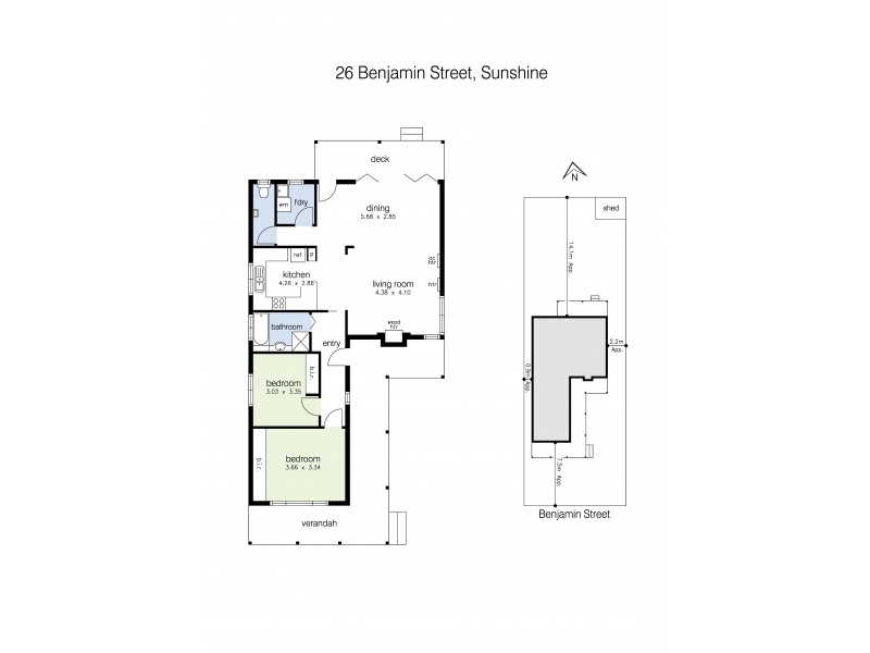 26 Benjamin Street, Sunshine VIC 3020 Floorplan
