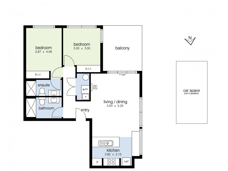 303/699A Barkly Street, West Footscray VIC 3012 Floorplan