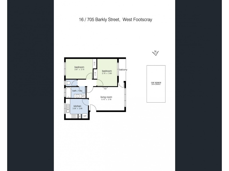 16/705 Barkly Street, Footscray VIC 3011