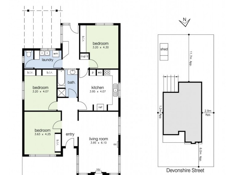 45 Devonshire Street, West Footscray VIC 3012 Floorplan