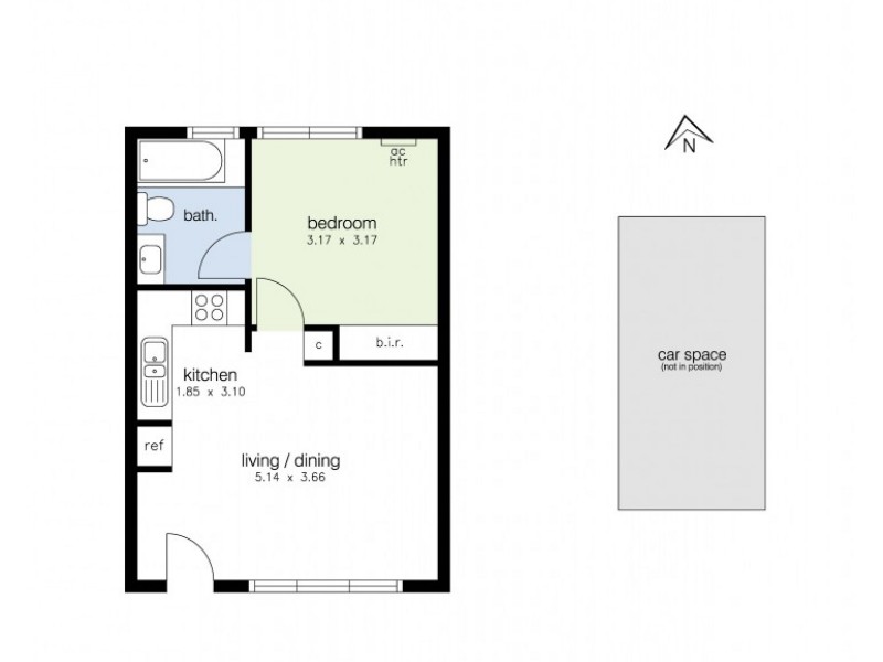 8/22 Bishop Street, Kingsville VIC 3012 Floorplan