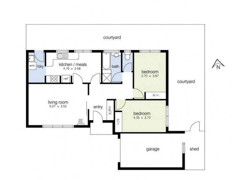 6/614 Barkly Street, West Footscray VIC 3012 Floorplan