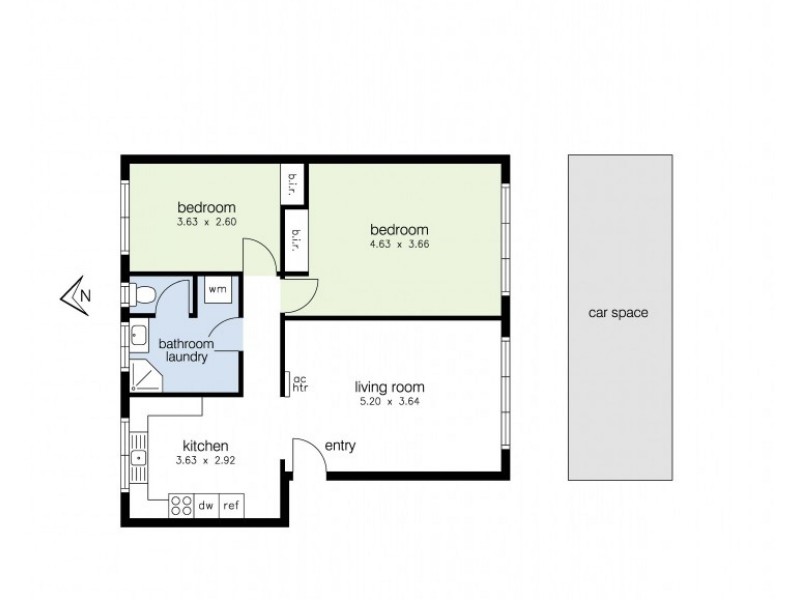 13/51 Stephen Street, Yarraville VIC 3013 Floorplan