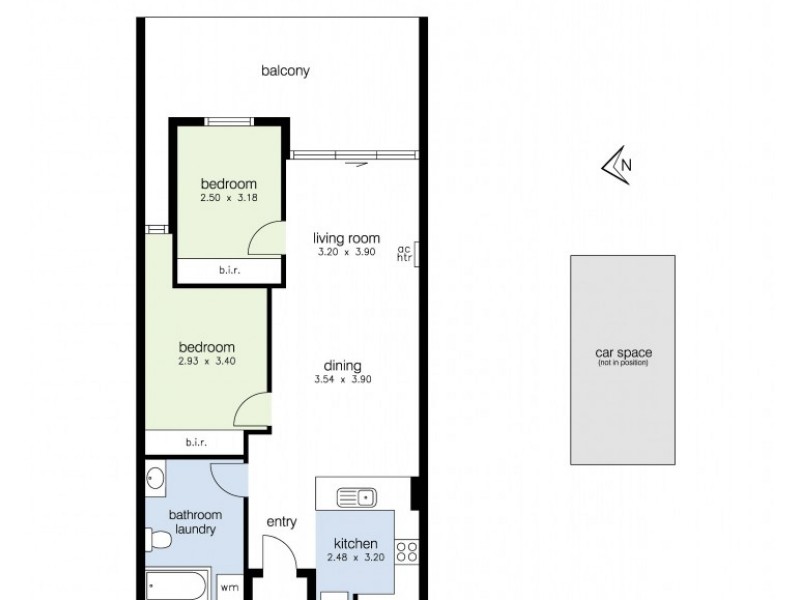 213/250 Barkly Street, Footscray VIC 3011 Floorplan