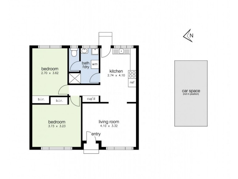 3/414 Blackshaws Road, Altona North VIC 3025 Floorplan