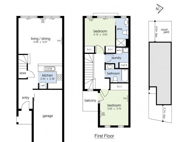 5/26 Park Street, Footscray VIC 3011 Floorplan