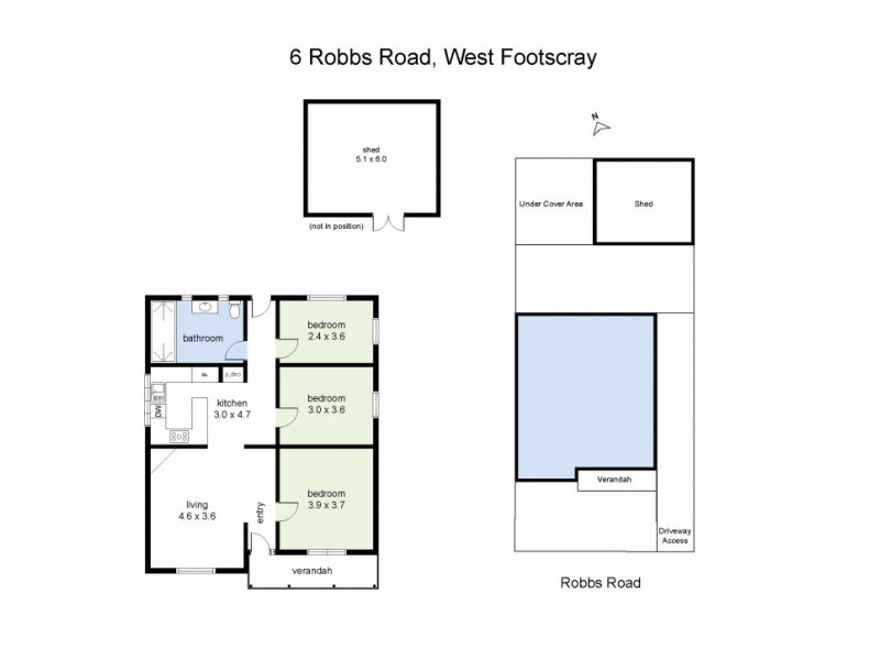 6 Robbs Road, West Footscray VIC 3012 Floorplan