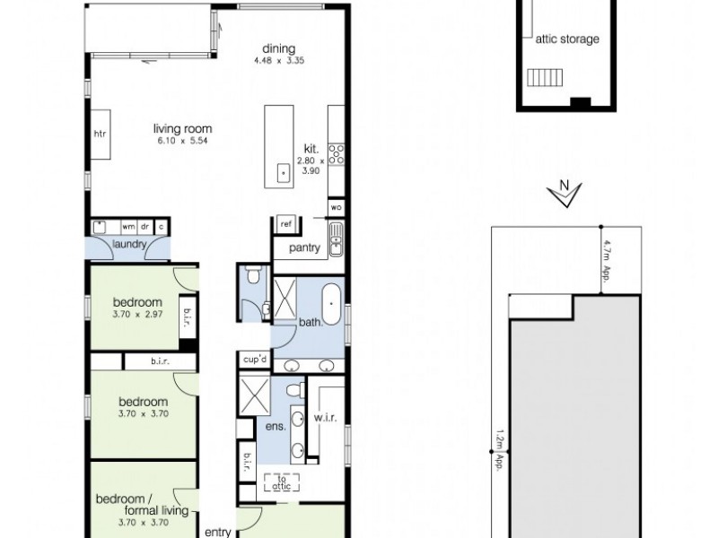 22 Hood Street, Yarraville VIC 3013 Floorplan