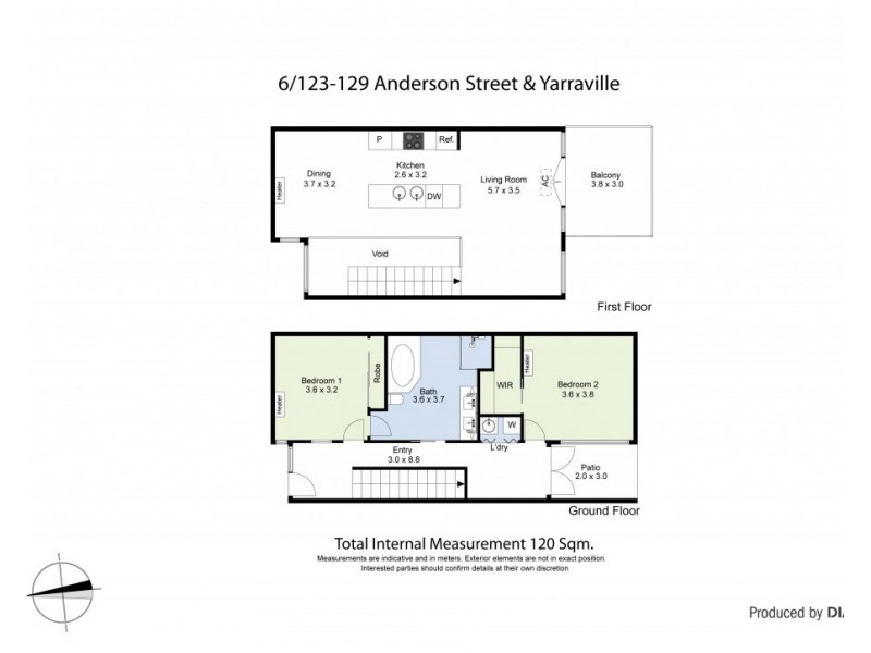 6/123-129 Anderson Street, Yarraville VIC 3013 Floorplan