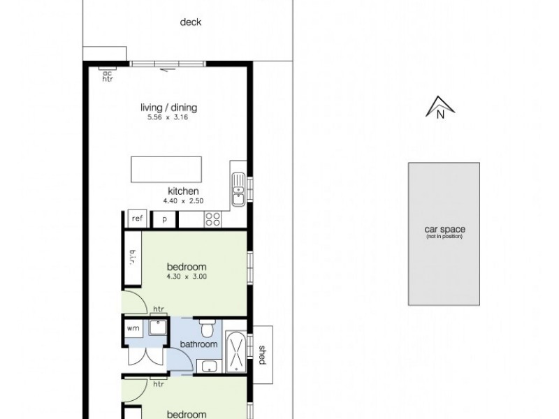 11/102 Cross Street, West Footscray VIC 3012 Floorplan
