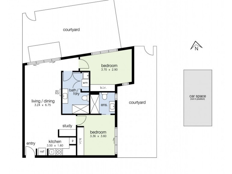 G1/699C Barkly Street, West Footscray VIC 3012 Floorplan