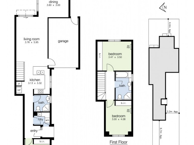 2/5 Barrett Court, Yarraville VIC 3013 Floorplan