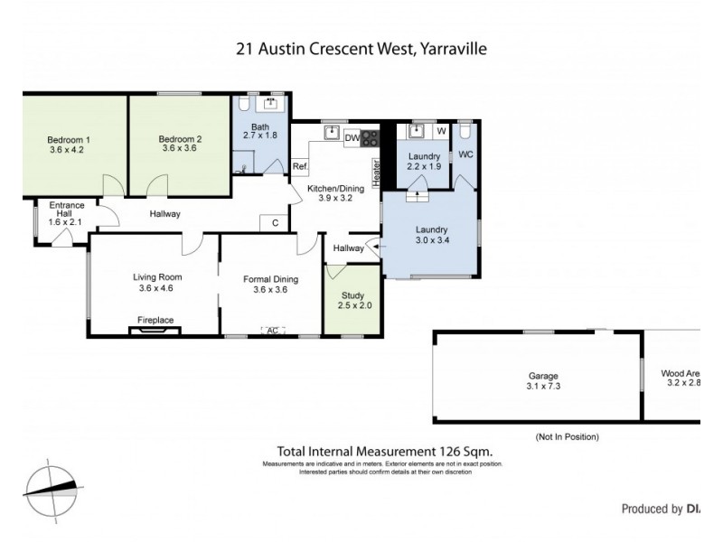 21 Austin Crescent West, Yarraville VIC 3013 Floorplan