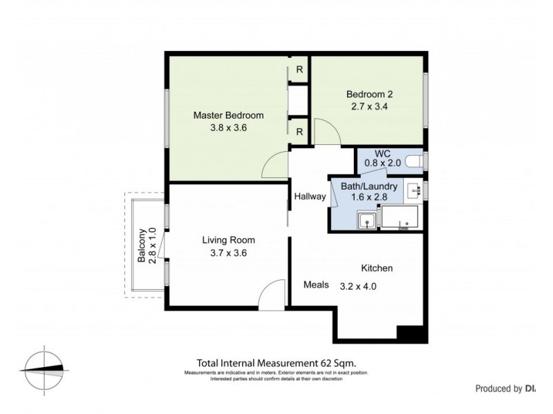 8/15 Kingsville Street, Kingsville VIC 3012 Floorplan
