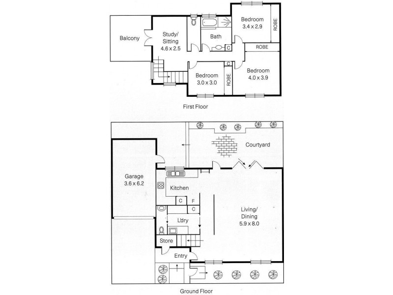 95 Elphin Street, Newport VIC 3015 Floorplan