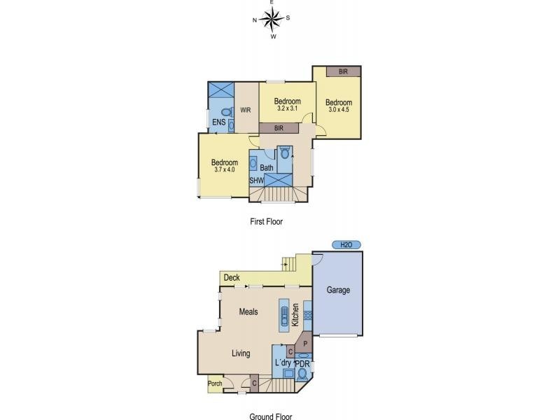 2/34 Linnet Street, Altona VIC 3018 Floorplan