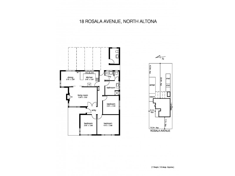 18 Rosala Ave, Altona North VIC 3025 Floorplan