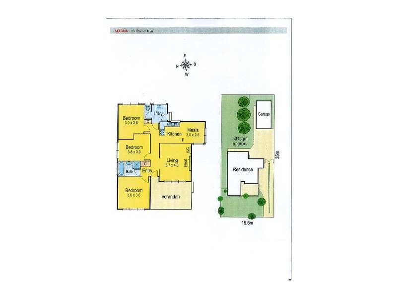 58 Brook Drive, Altona VIC 3018 Floorplan