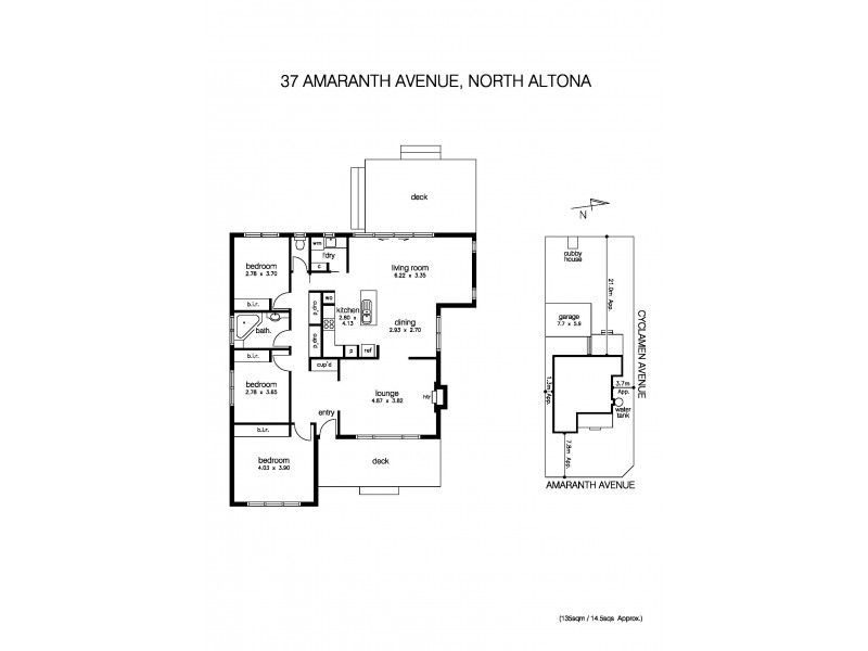 37 Amaranth Avenue, Altona North VIC 3025 Floorplan