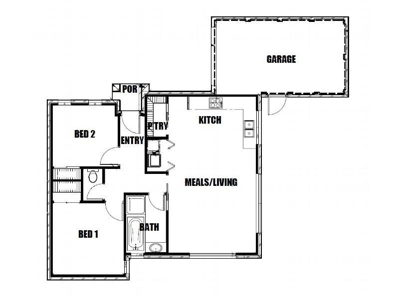 2/6 Burnett Court, Altona Meadows VIC 3028 Floorplan