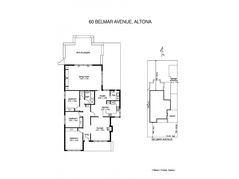60 Belmar Ave, Altona VIC 3018 Floorplan