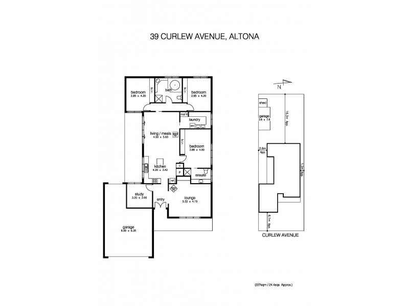39 Curlew Avenue, Altona VIC 3018 Floorplan
