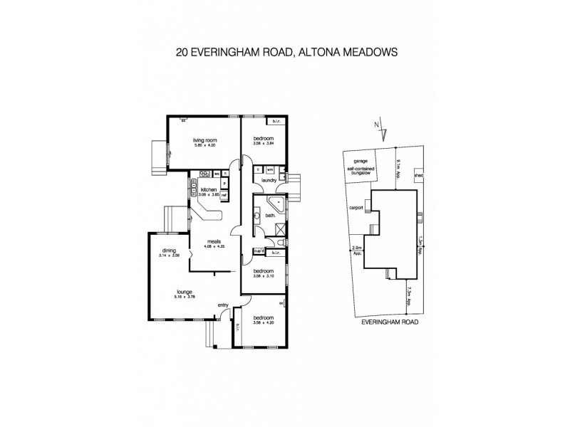 20 Everingham Road, Altona Meadows VIC 3028 Floorplan