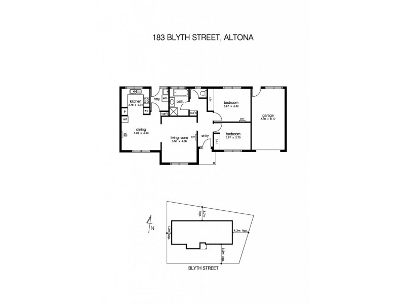 183 Blyth Street, Altona VIC 3018 Floorplan