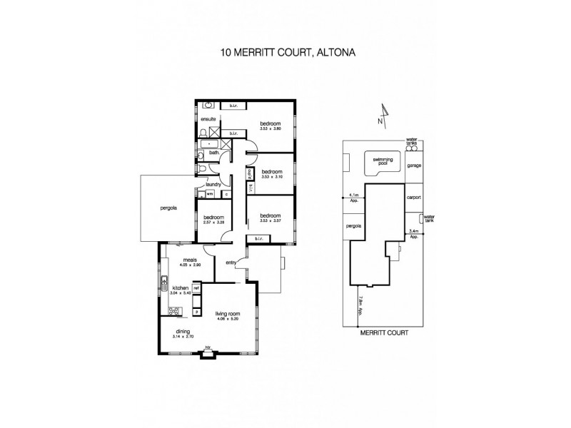 10 Merritt Court, Altona VIC 3018 Floorplan