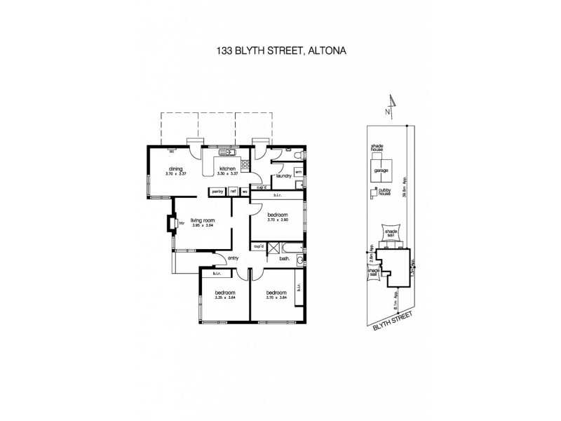 133 Blyth Street, Altona VIC 3018 Floorplan