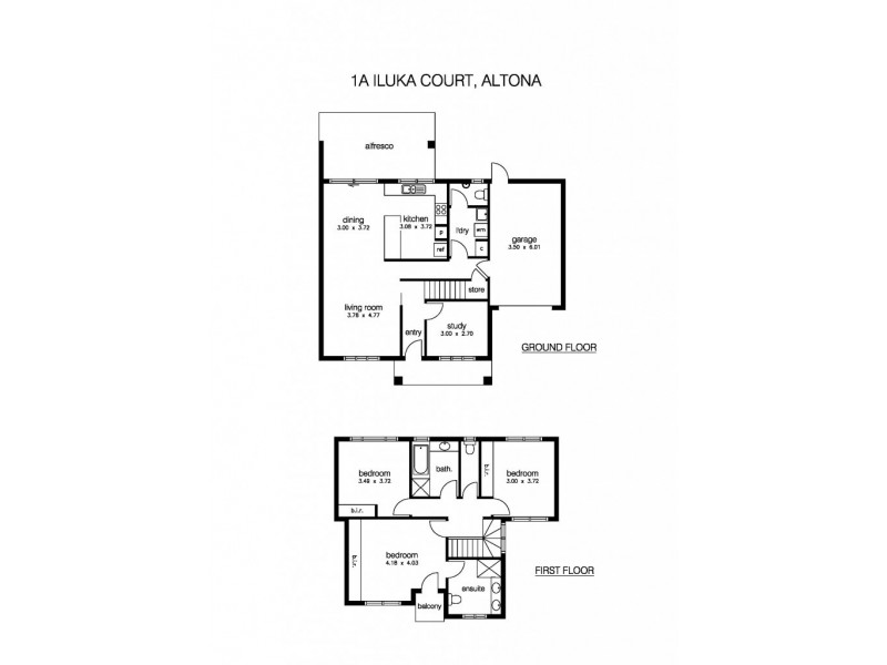 1a Iluka Court, Altona VIC 3018 Floorplan