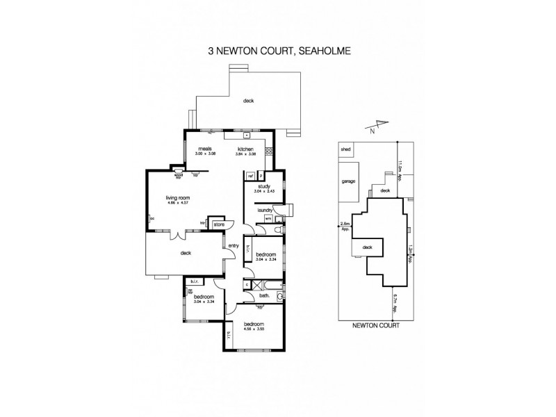 3 Newton Court, Seaholme VIC 3018 Floorplan