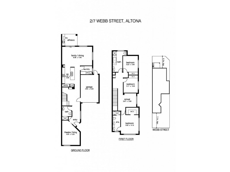 2/7 Webb Street, Altona VIC 3018 Floorplan