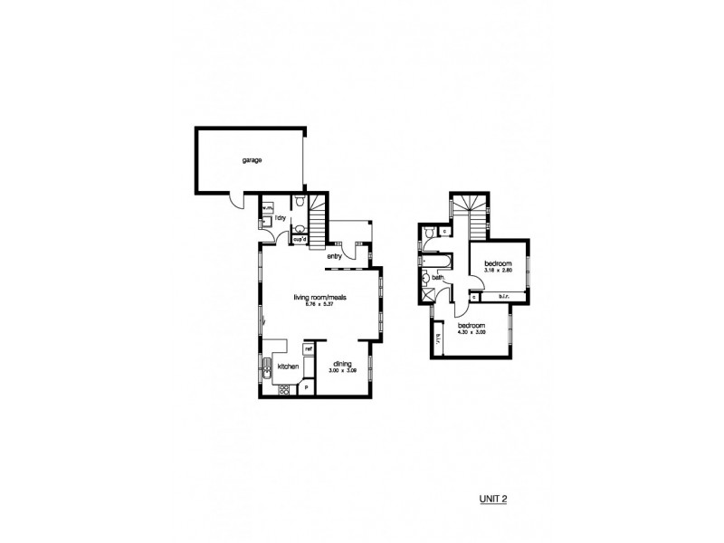 2/8 Rayner Street, Altona VIC 3018 Floorplan