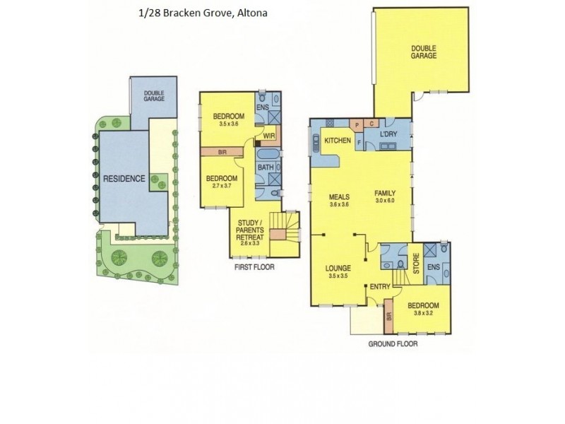 1/28 Bracken Grove, Altona VIC 3018 Floorplan