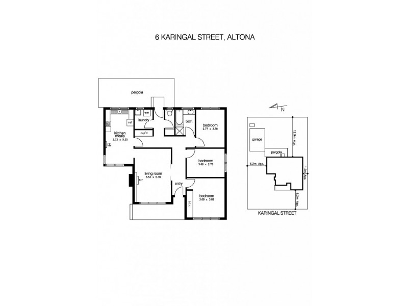 6 Karingal Street, Altona VIC 3018 Floorplan