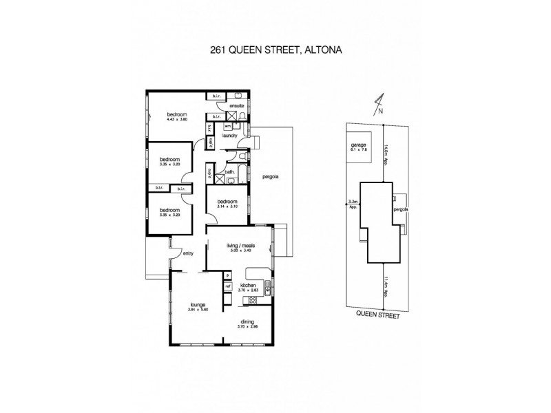 261 Queen Street, Altona VIC 3018 Floorplan