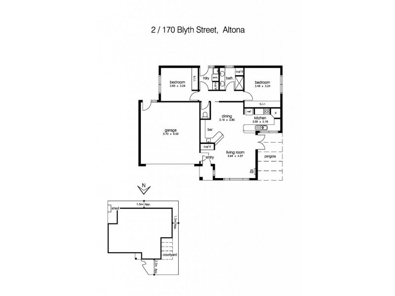 2/170 Blyth Street, Altona VIC 3018 Floorplan