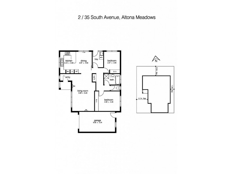 2/35 South Avenue, Altona Meadows VIC 3028 Floorplan