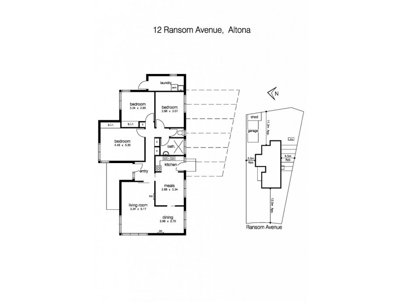 12 Ransom Avenue, Altona VIC 3018 Floorplan