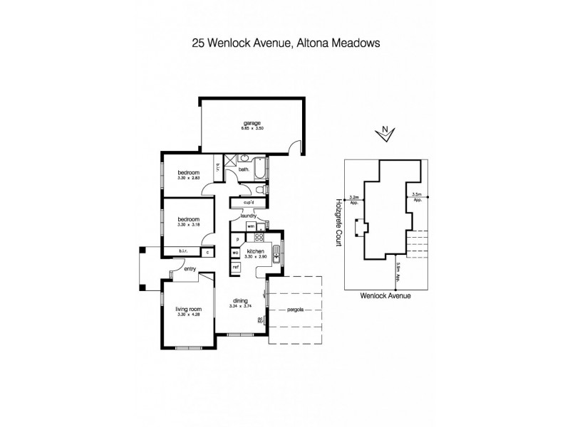 25 Wenlock Avenue, Altona Meadows VIC 3028 Floorplan