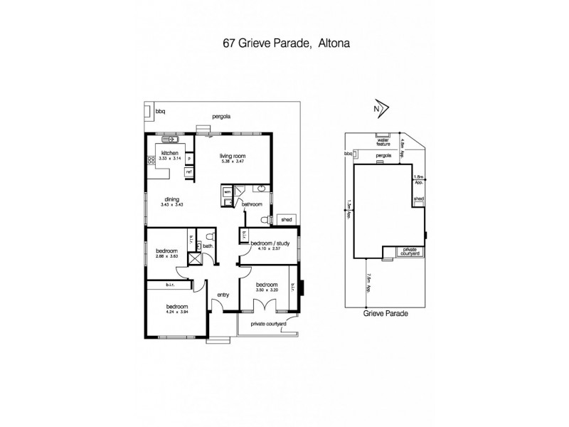 67 Grieve Parade, Altona VIC 3018 Floorplan
