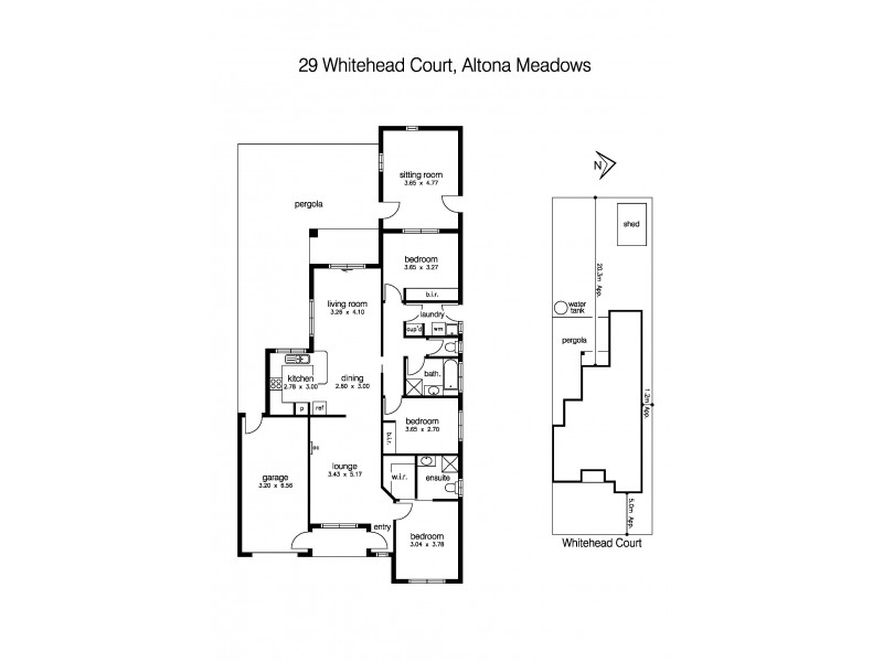29 Whitehead Court, Altona Meadows VIC 3028 Floorplan